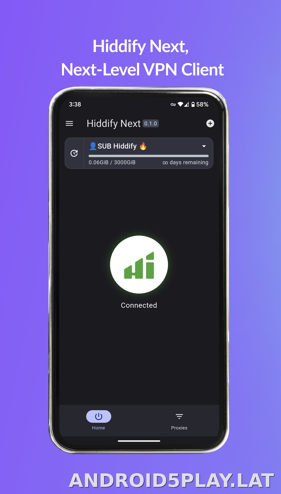 Hiddify скриншот 1