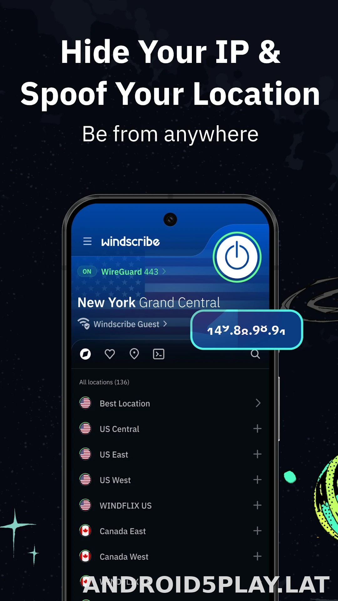 Windscribe скриншот 5