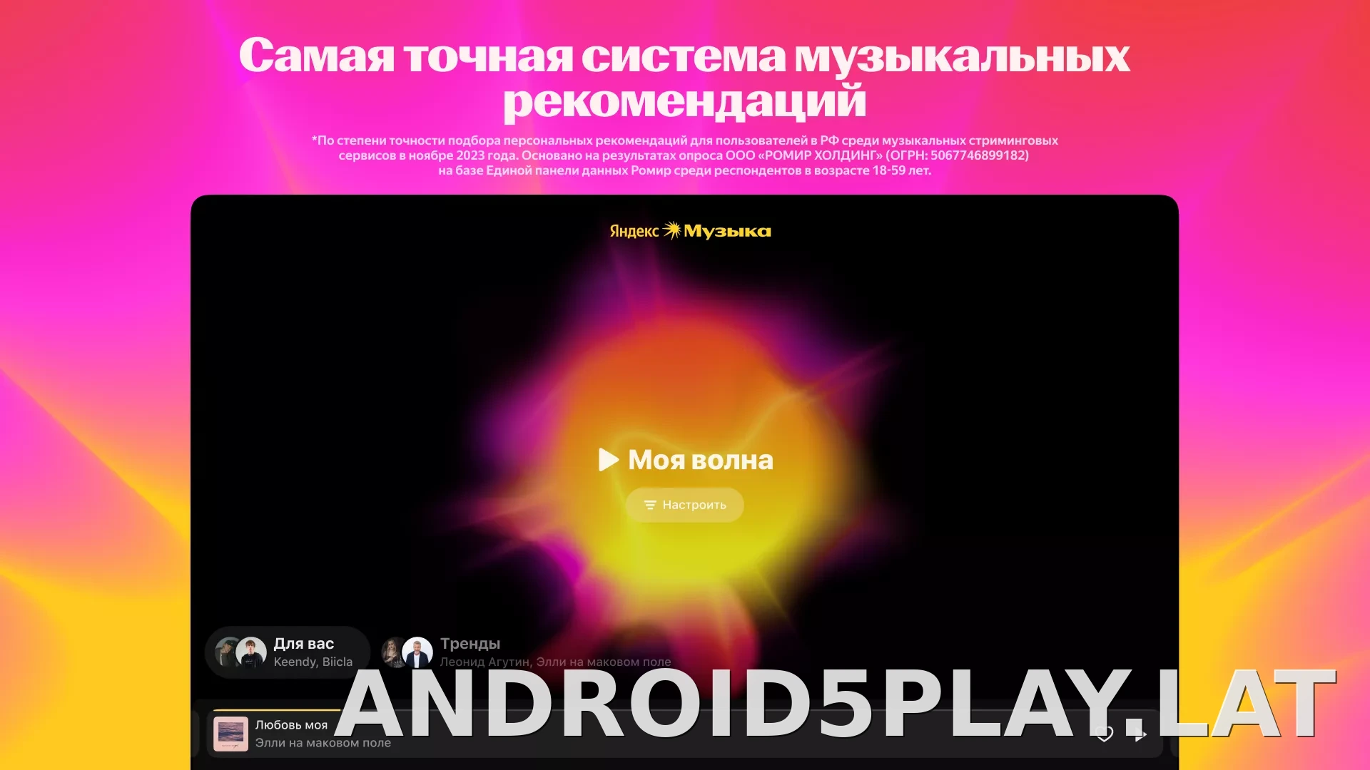 Яндекс Музыка скриншот 1